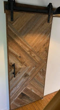 Charger l&#39;image dans la galerie, porte, porte artisanal, bois de grange, bois centenaire, artisanat, ébénisterie, décoration, maison
