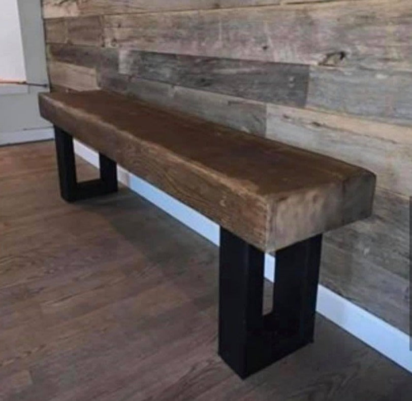 banc, meuble, artisanat, bois centenaire, bois de grange, bois dur, banc artisanal, banc d'entrée, banc de salle à manger, chaise, table, bois de grange, ebenisterie
